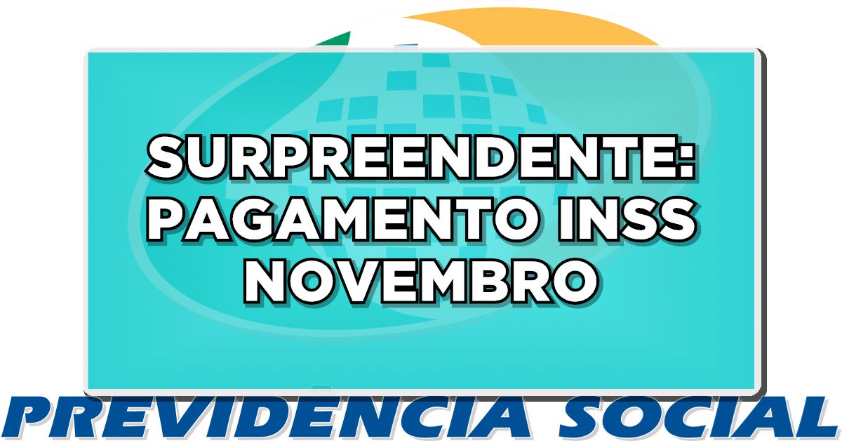 pagamento inss novembro