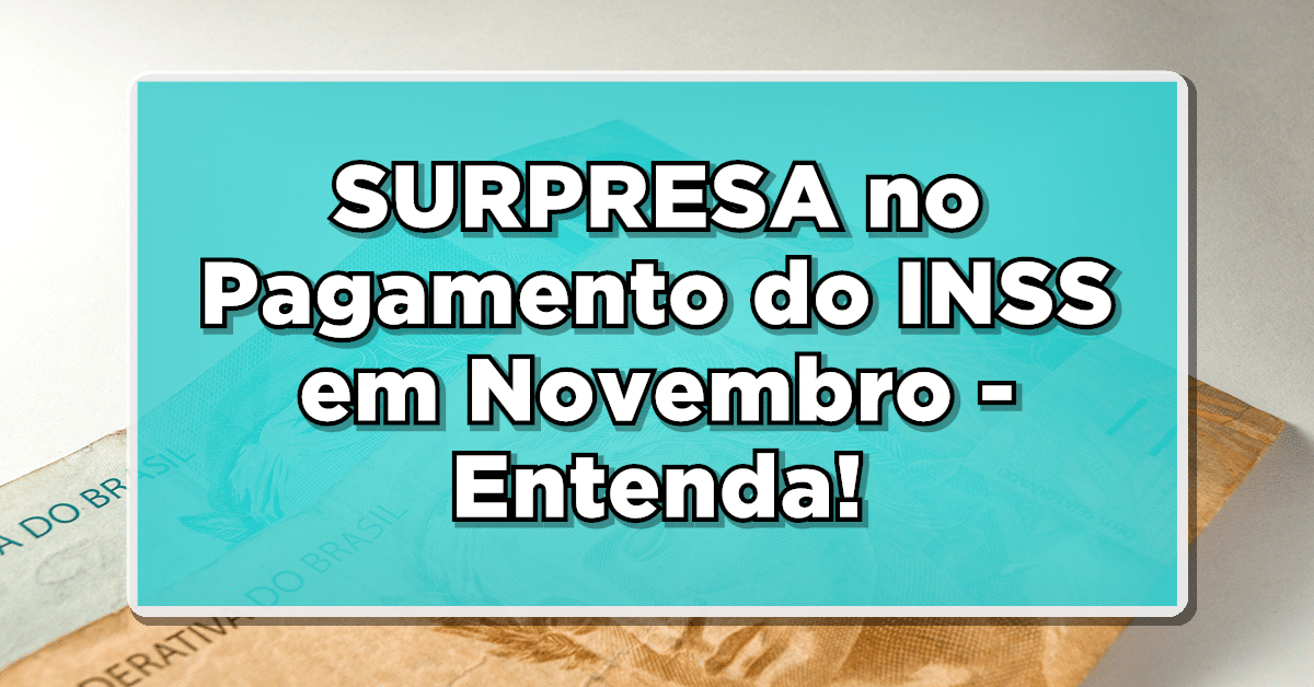 Pagamento INSS novembro