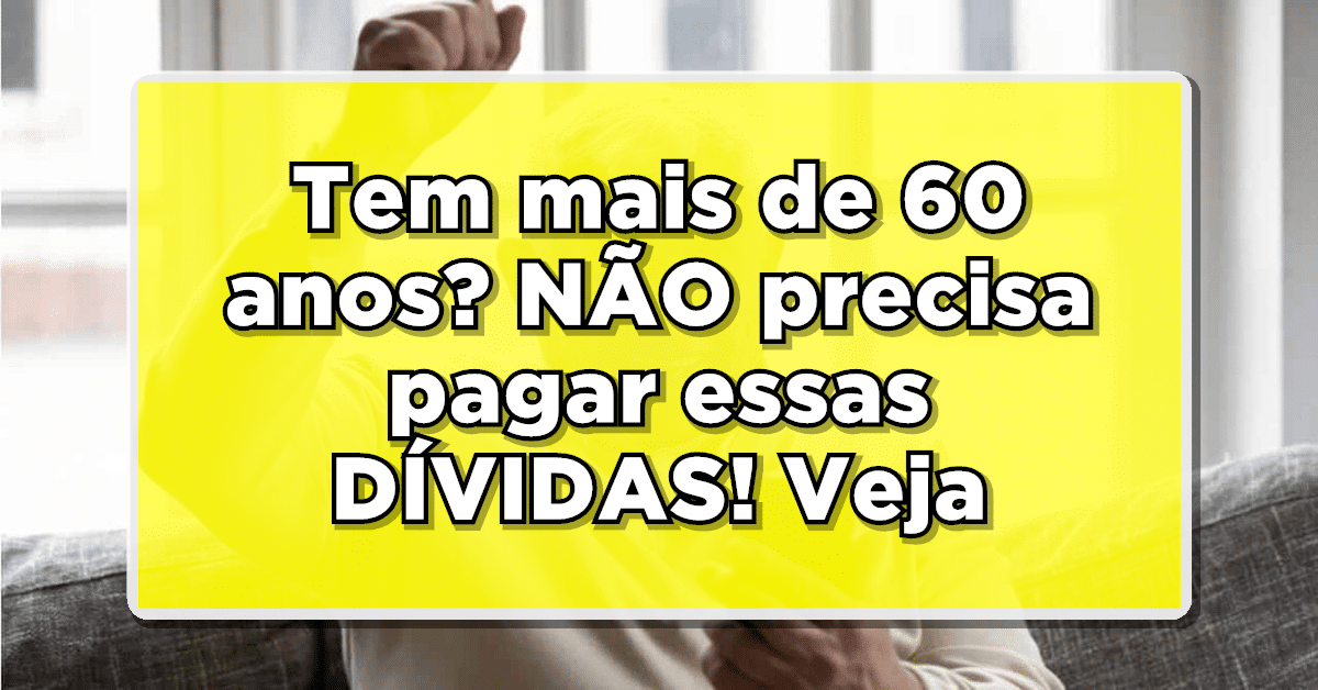 dívidas que não preciso pagar