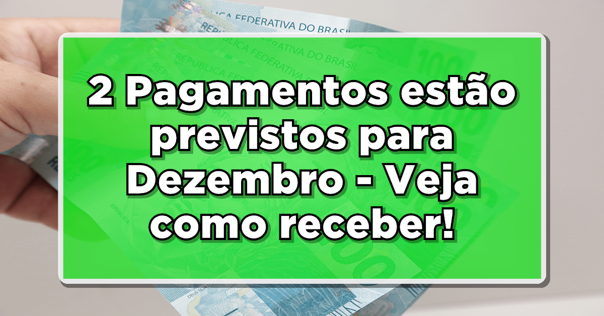 Pagamento INSS para dezembro