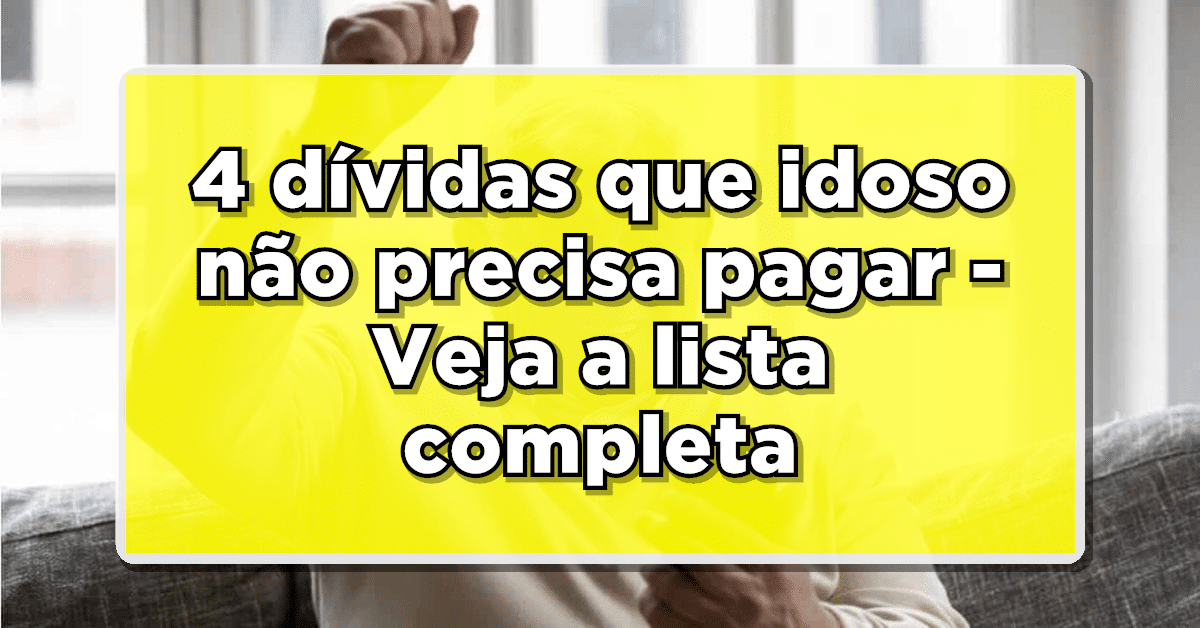 A Lei do Superendividamento estabelece quais dívidas específicas que aposentado não precisa pagar.