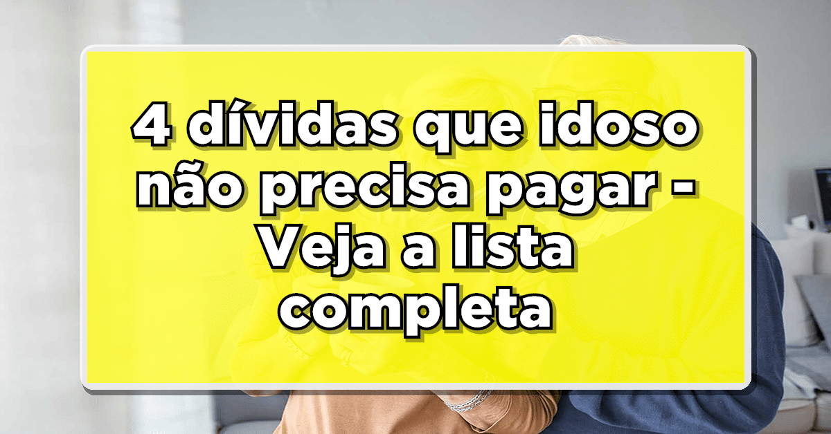 A Lei do Superendividamento estabelece quais dívidas específicas que aposentado não precisa pagar.
