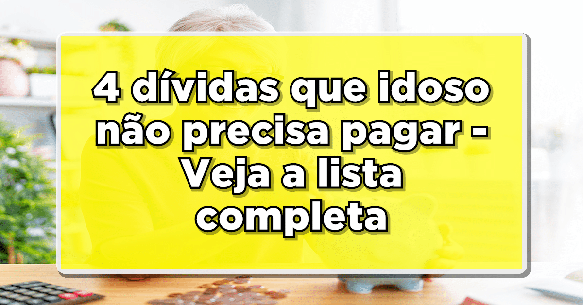 A Lei do Superendividamento estabelece quais dívidas específicas que aposentado não precisa pagar.