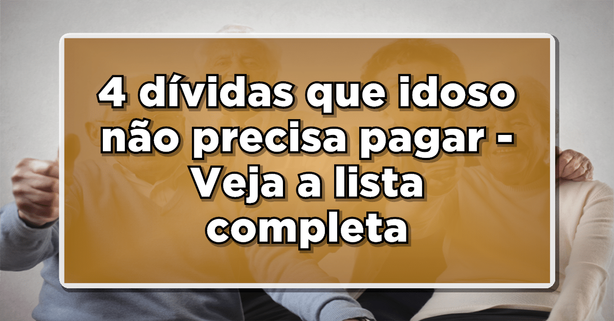 A Lei do Superendividamento estabelece quais dívidas específicas que aposentado não precisa pagar.