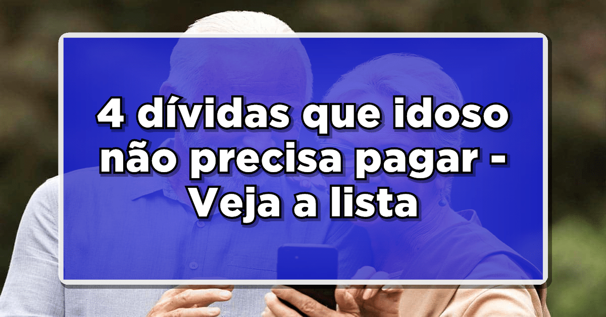 A Lei do Superendividamento estabelece quais dívidas específicas que aposentado não precisa pagar.