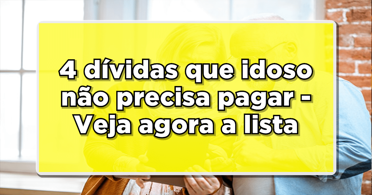 A Lei do Superendividamento determina quais são as dívidas específicas que o aposentado não precisa liquidar.