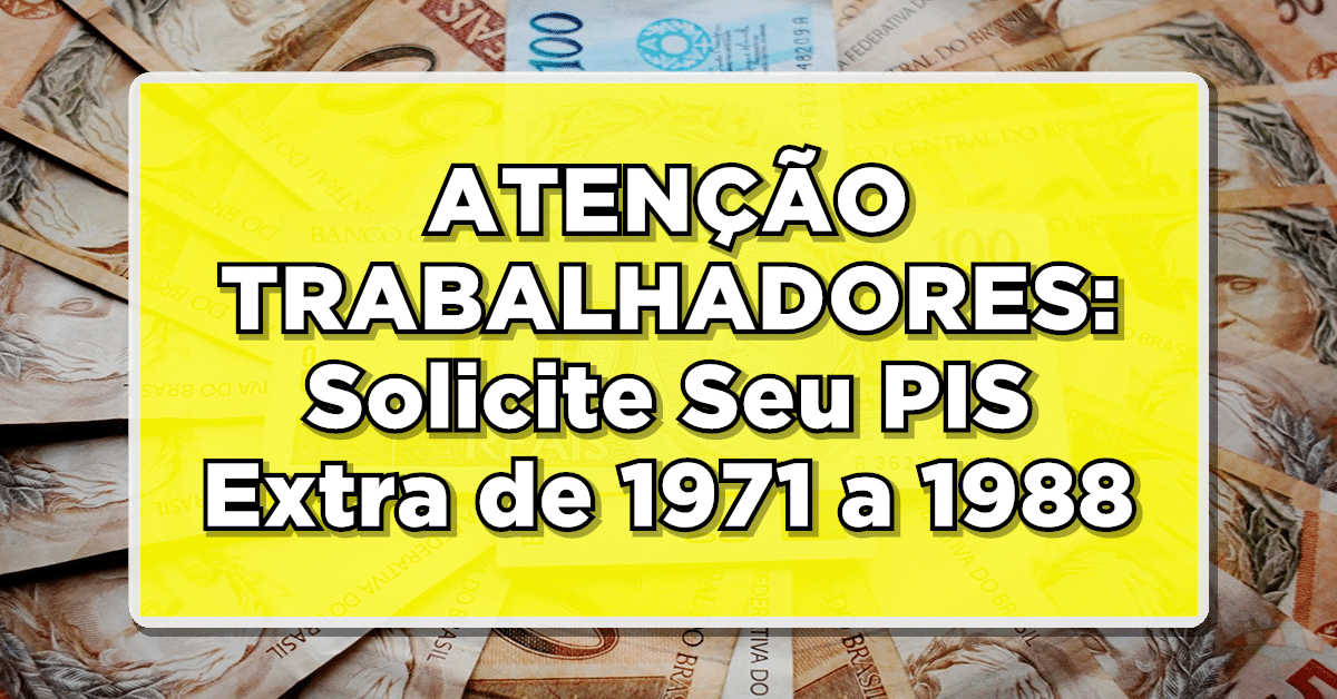 Se você trabalhou entre 1971 e 1988, há a oportunidade de resgatar as cotas do PIS e do PASEP. Esses valores podem representar uma forma de "poupança forçada" acumulada durante esse período. Para verificar se você tem direito e realizar o resgate, siga as orientações específicas para cada fundo: