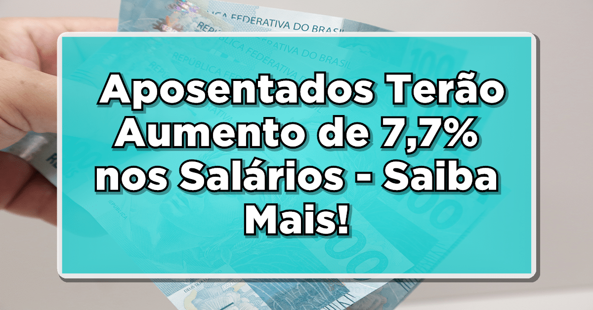 aumento de salário para aposentados 2024