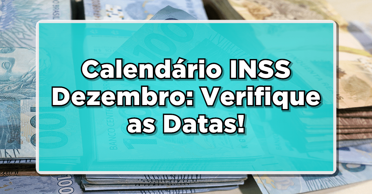 calendário INSS de Dezembro