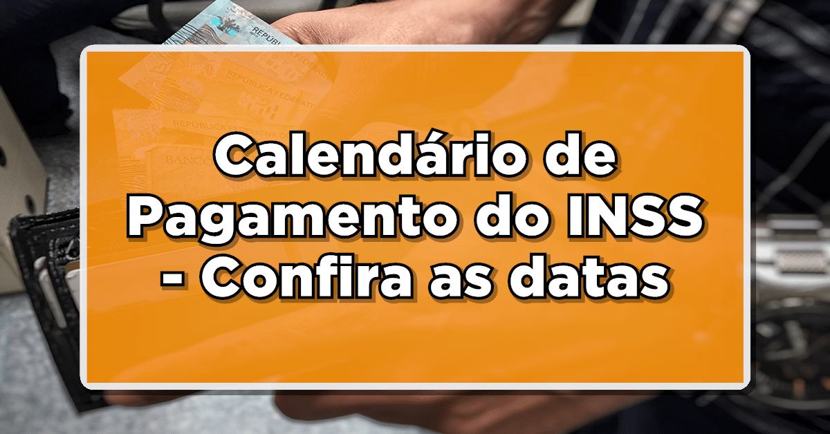 calendário INSS