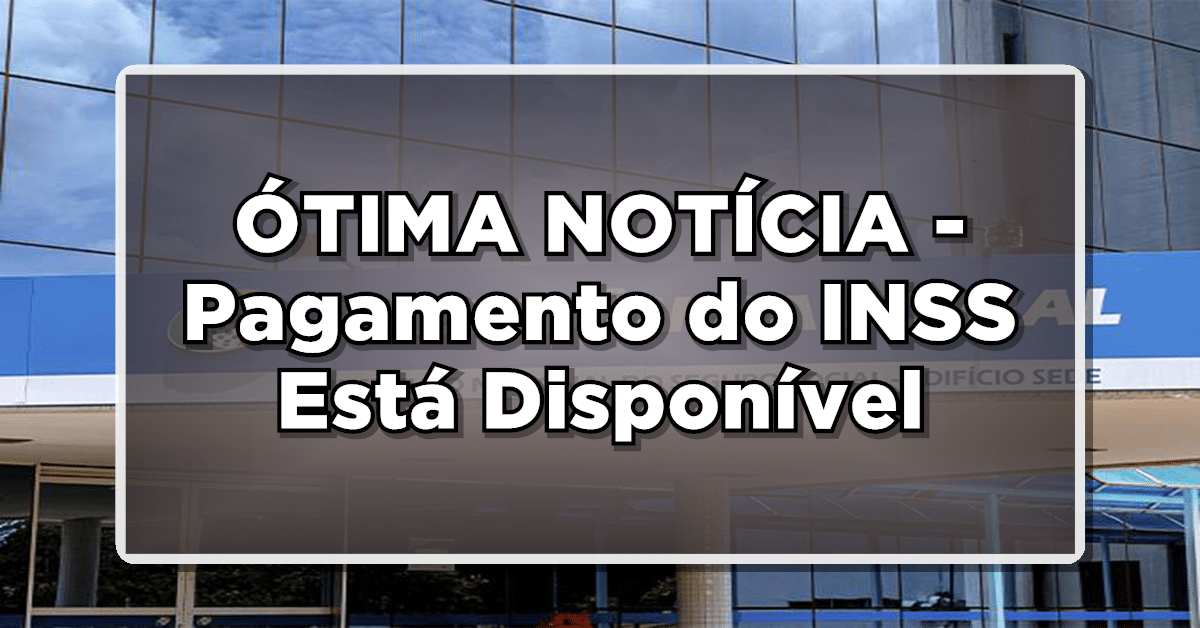 pagamento inss disponível