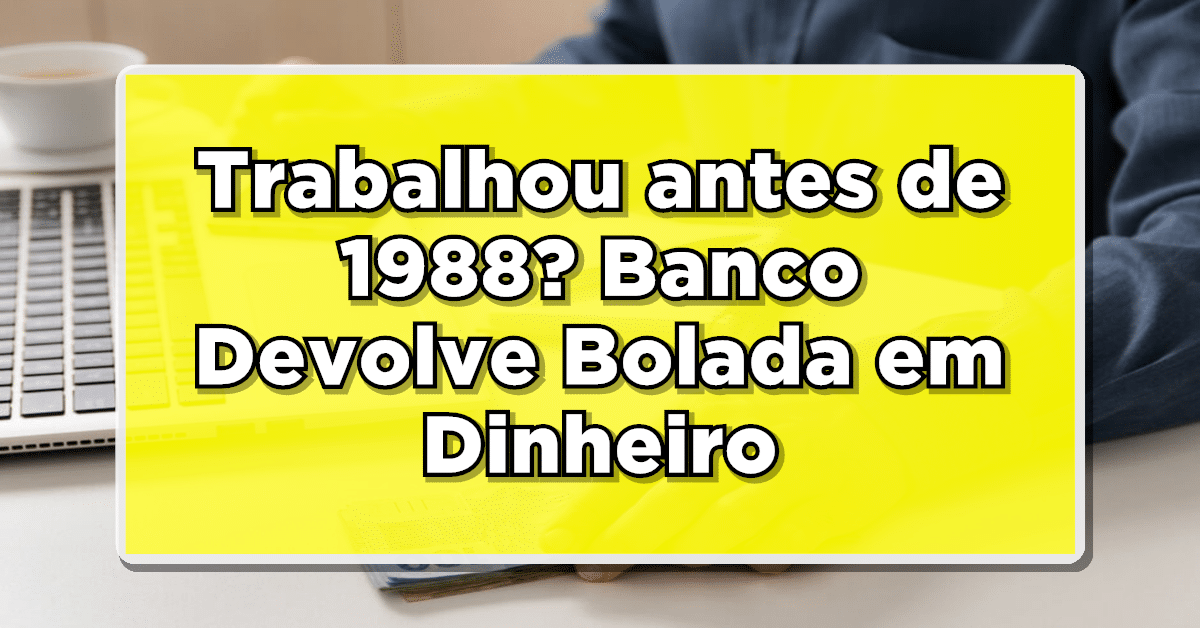 Banco Devolve Bolada em Dinheiro!