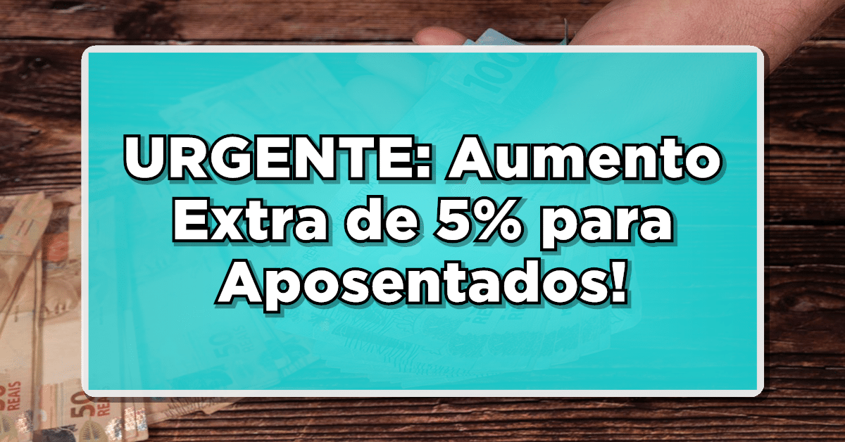 aumento 5% para aposentados