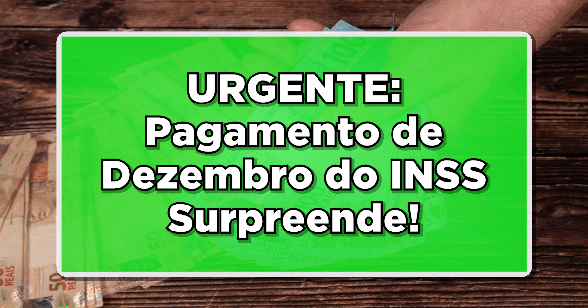 pagamento inss dezembro