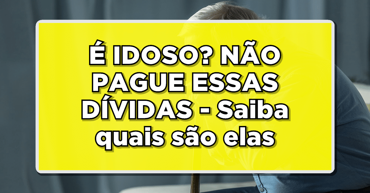 A Lei do Superendividamento determina quais são as dívidas específicas que o aposentado não precisa quitar.