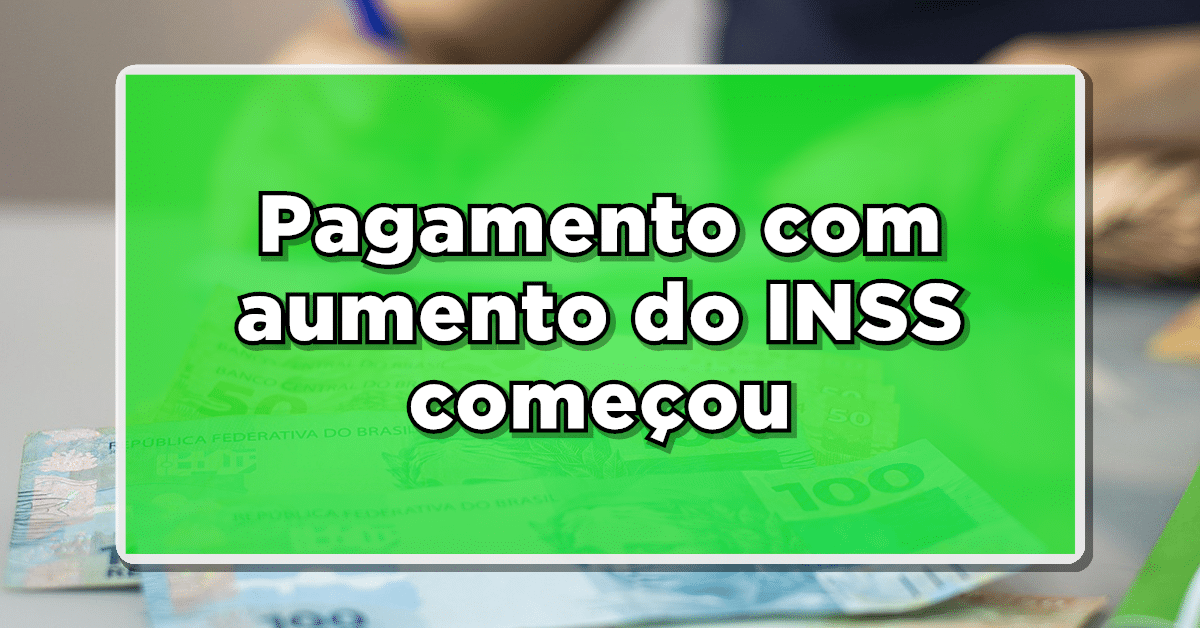 calendário INSS