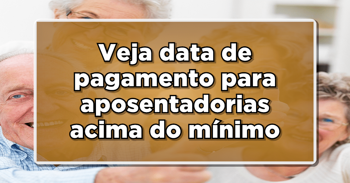 Veja a seguir quando começam os pagamentos para quem recebe acima do piso nacional.