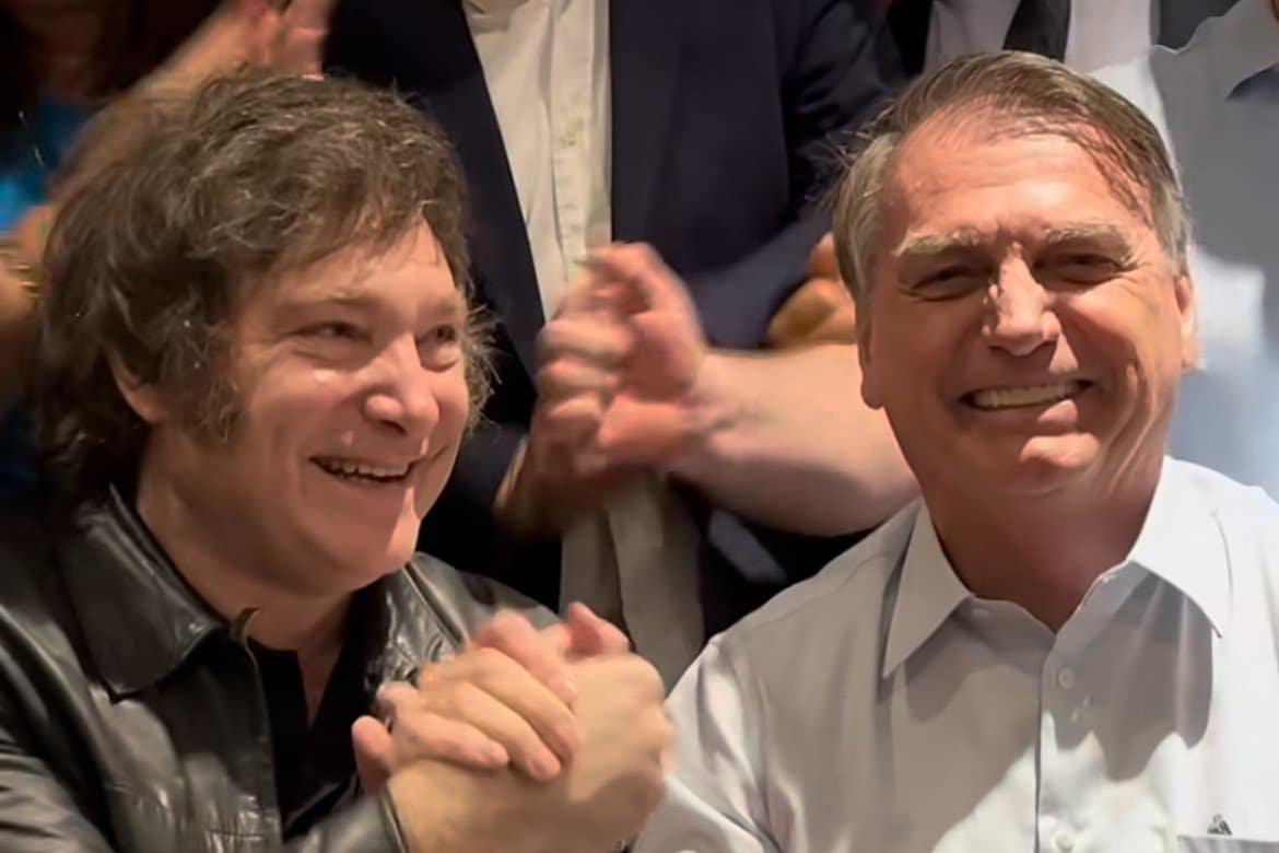 ex-presidente jair bolsonaro e milei