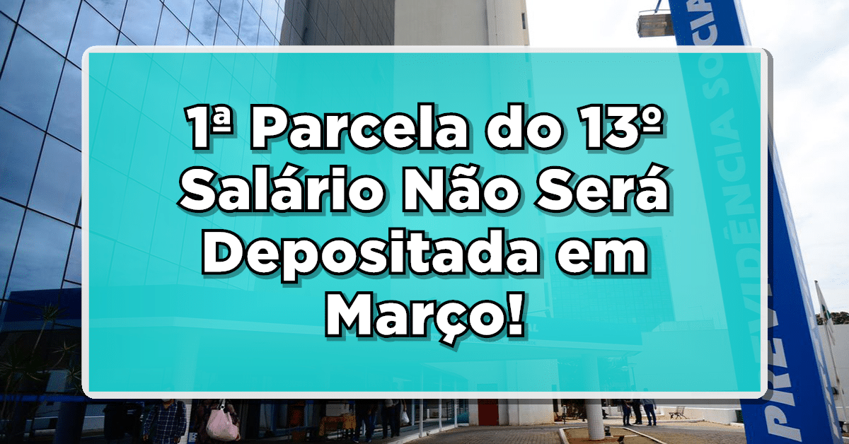 primeira parcela 13 salario inss