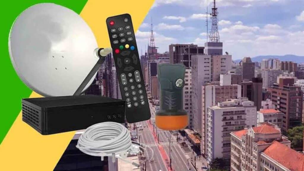 Kit Antena Digital Gratuita do Governo