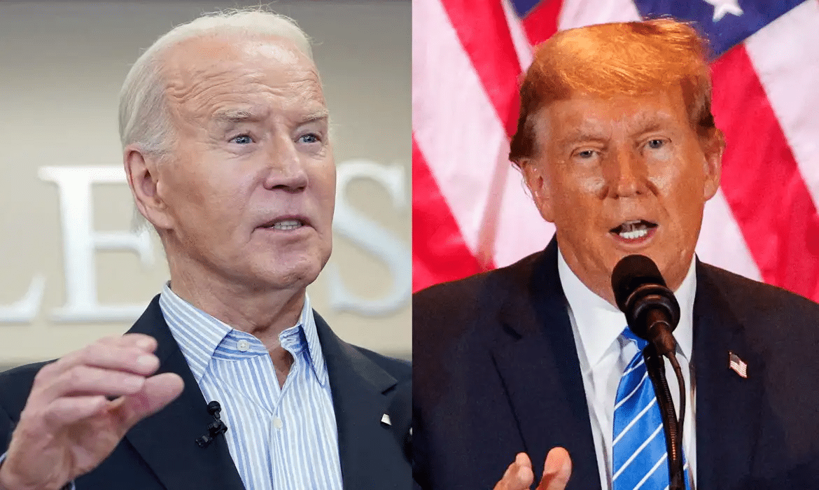 joe biden e donal trump eleições eua