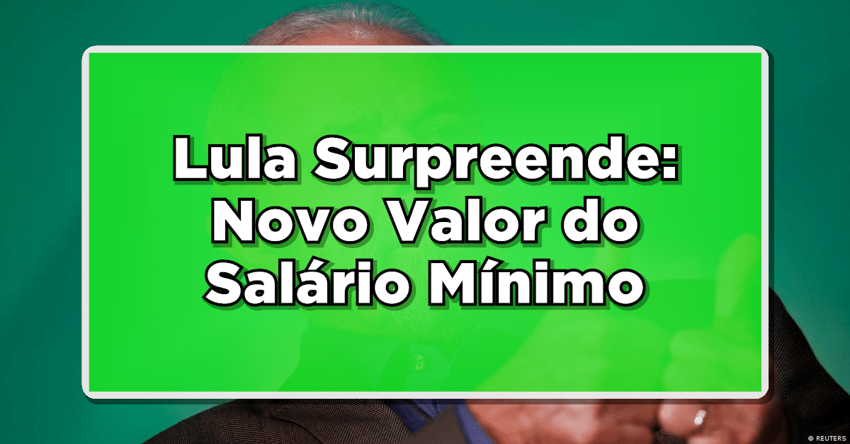 novo salário mínimo