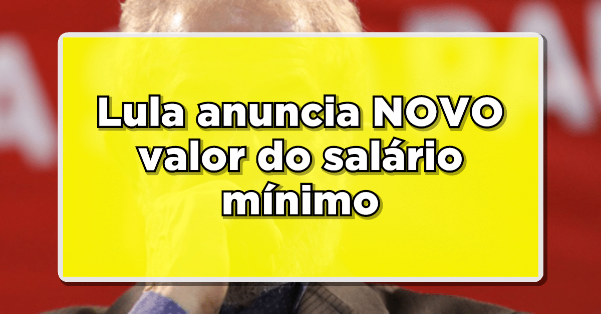 novo salário mínimo
