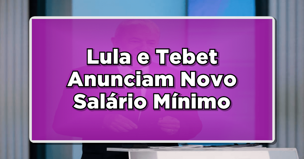 novo salário mínimo