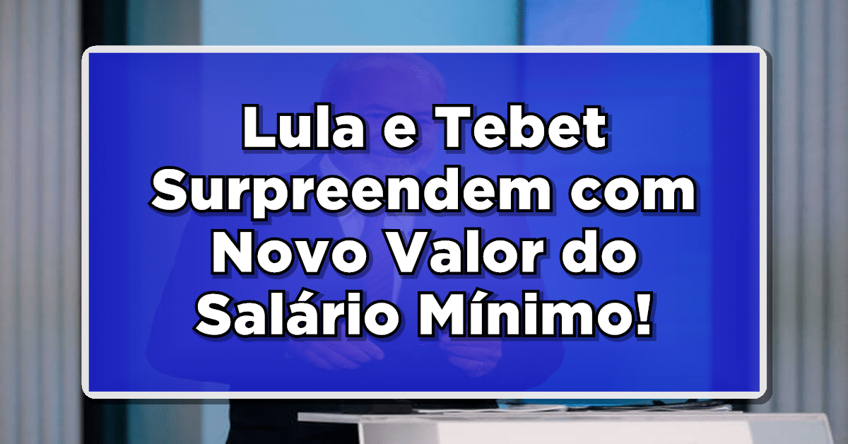 novo salário mínimo