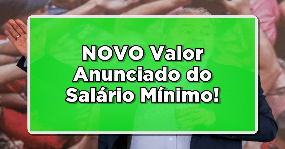 novo salário mínimo