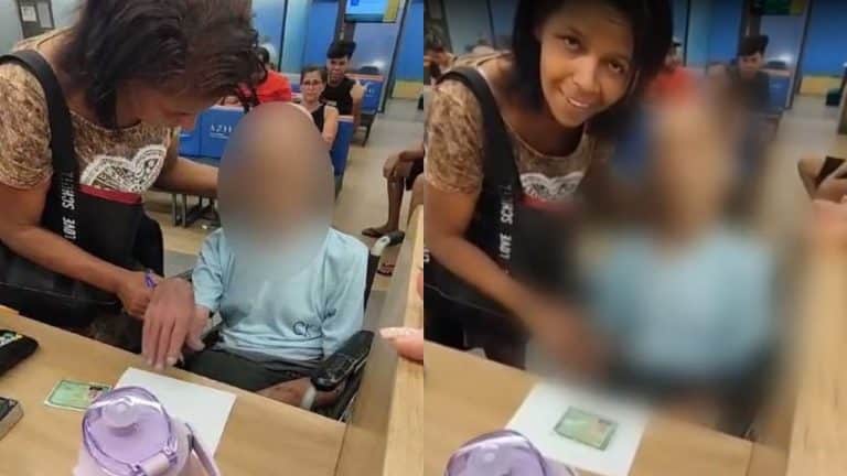 mulher leva morto para sacar empréstimo