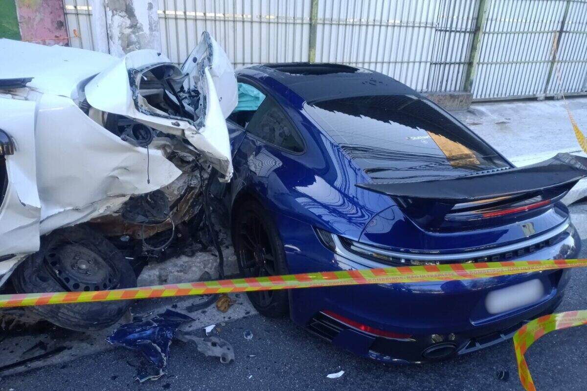 acidente do porsche