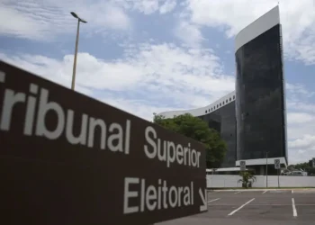 Imagem da placa do Tribunal Superior Eleitoral