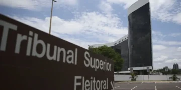 Imagem da placa do Tribunal Superior Eleitoral