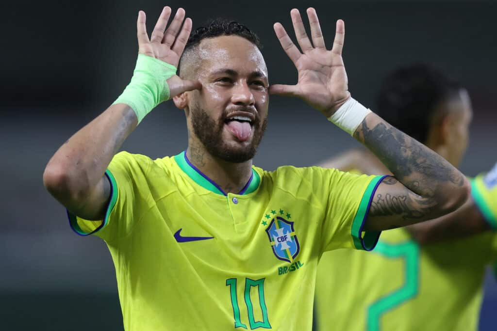 neymar comemorando