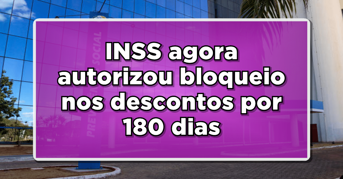 bloqueio nos descontos por 180 dias