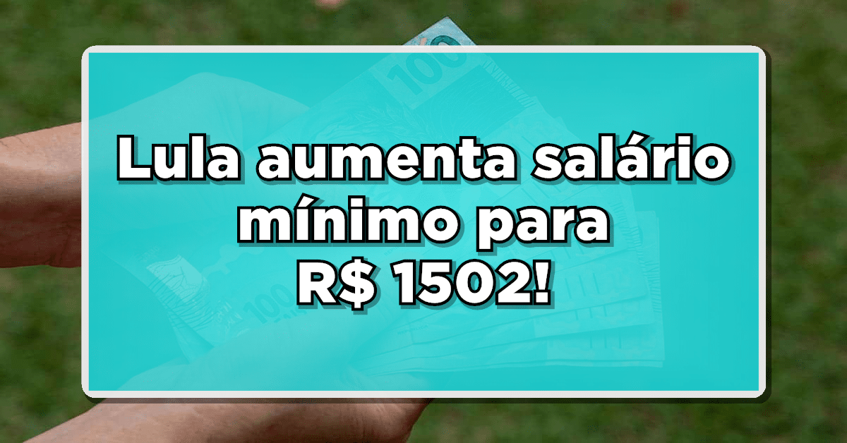 novo salário mínimo