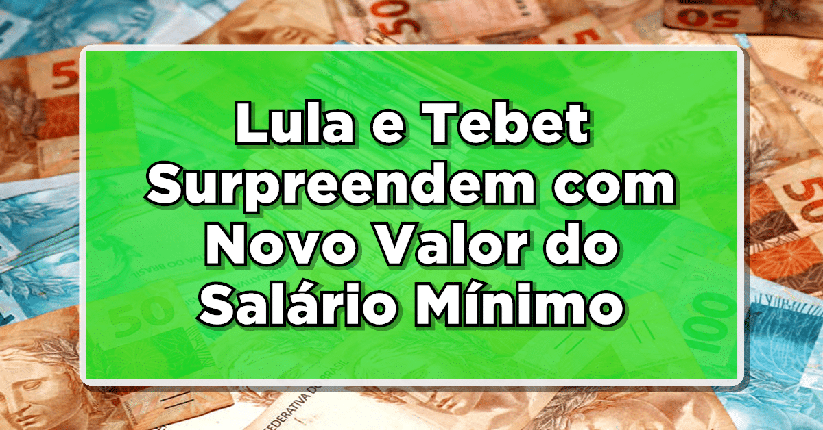 novo salário mínimo