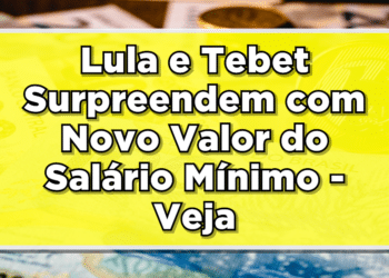 novo salário mínimo