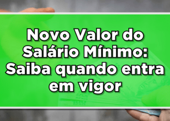 novo salário mínimo