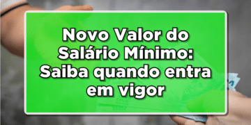 novo salário mínimo