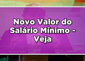 novo salário mínimo