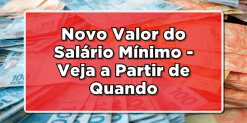 novo salário mínimo