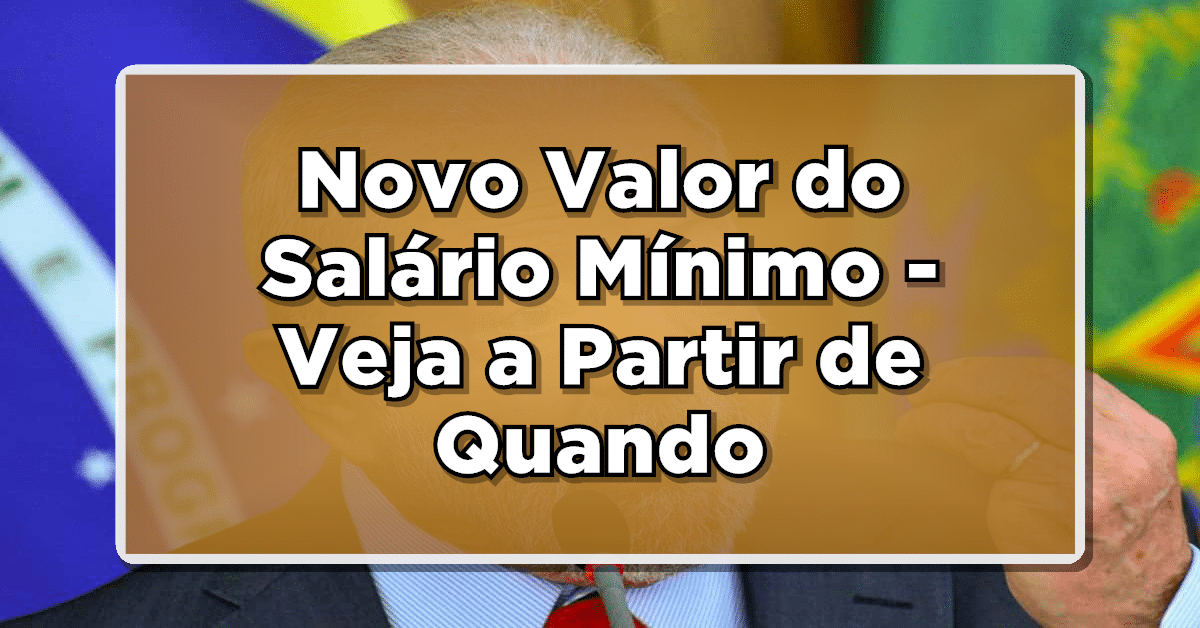 novo salário mínimo