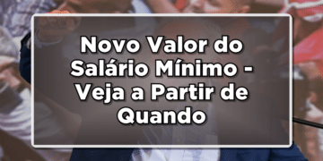 novo salário mínimo