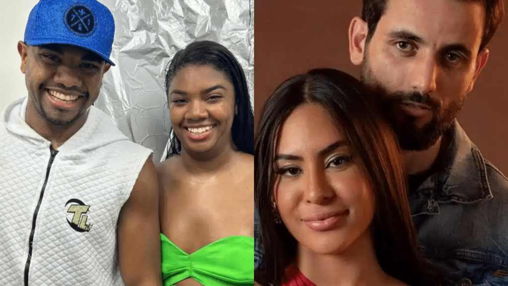 Davi e irmã e Isabelle e Matheus do BB 24