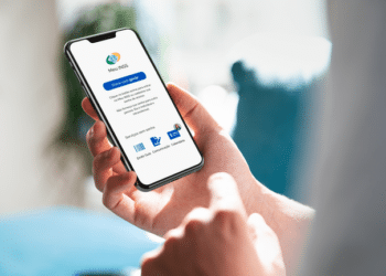 closeup smartphone com meu inss aberto (Fonte: Gov.br)