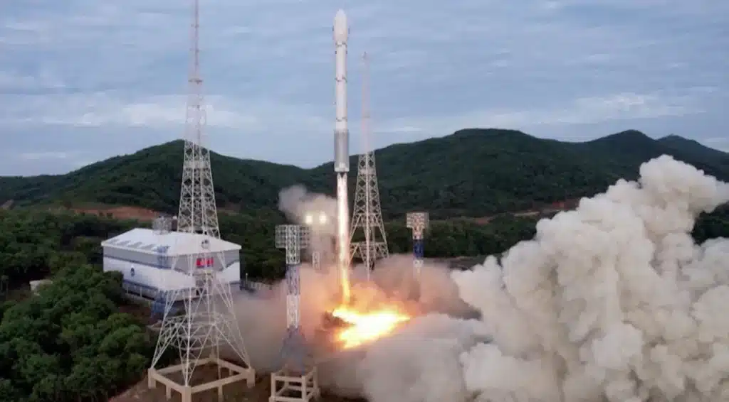 lançamento de satélite da Coreia do Norte