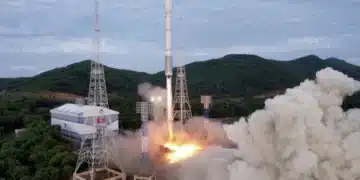 lançamento de satélite da Coreia do Norte