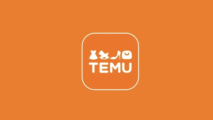 Logo da Temu, empresa conhecida por vender produtos baratos e em formato similar ao da Shein e ao da Shoppe. (Fonte: Reprodução Poder 360)